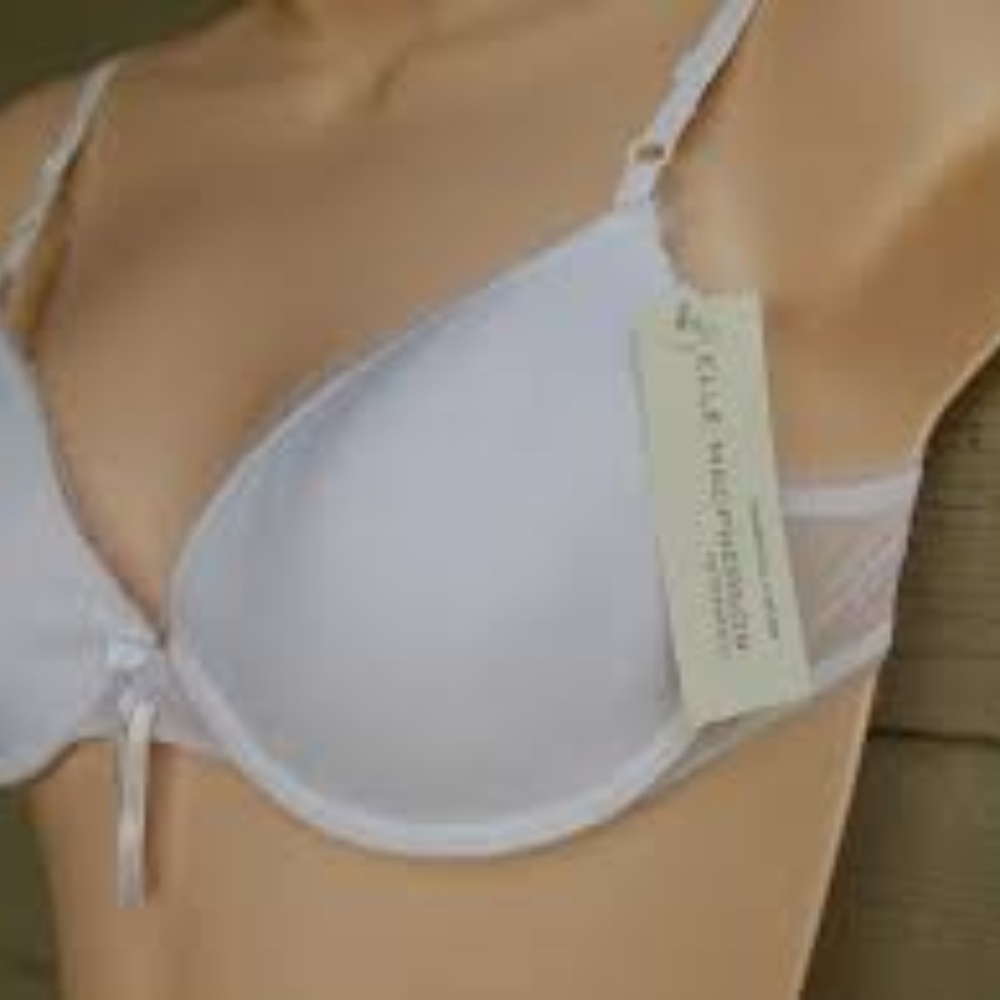 NWT Elle Macpherson E72-799 Starry Sky Bra White
